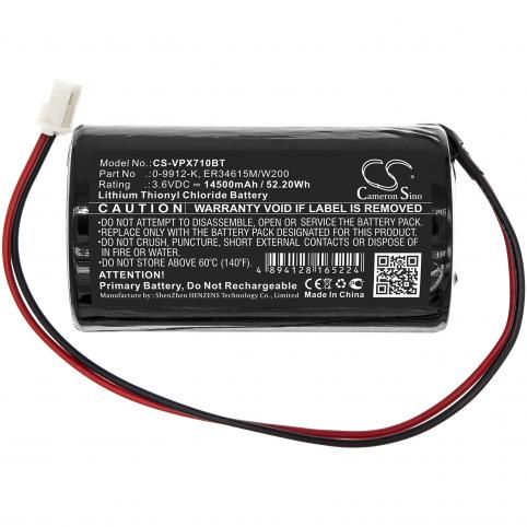 Batería para visonic 0 9912 k mc s710