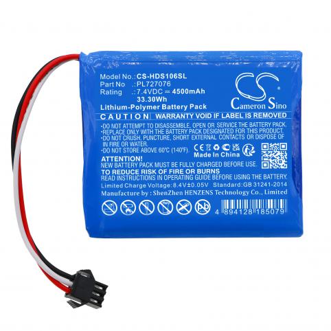 Pl727076 dso 1062b batería appareil de mesure hantek
