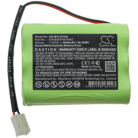 Bateria  megalite gp380afh6ymxz