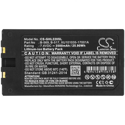 Bateria dispositivo de medida graphtec gl200a
