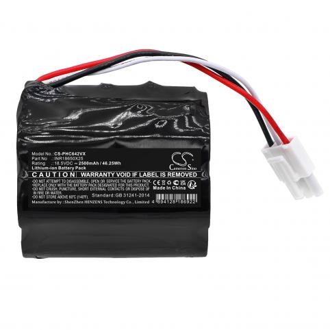 Inr18650x25 fc6401 batería aspiradora philips