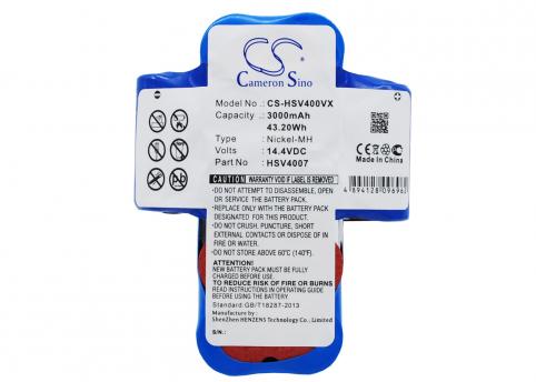 Bateria aspiradora hoover hsv40