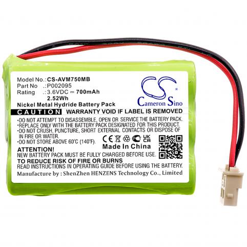 Batería para alecto p002095 dvm 75