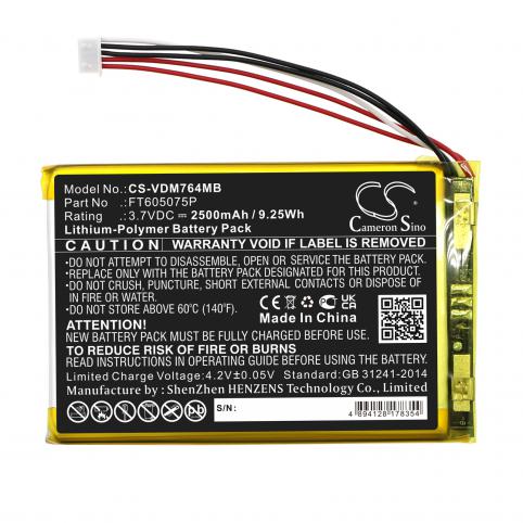 Bateria monitor de bebe v tech rm7764hd