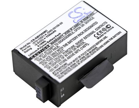 Batería para garmin 010 12521 40 virb 360