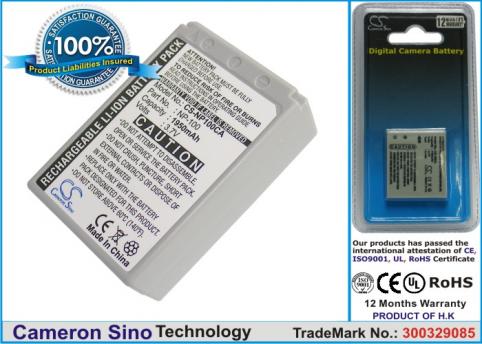 Bateria videocamara casio exilim pro ex f1bk