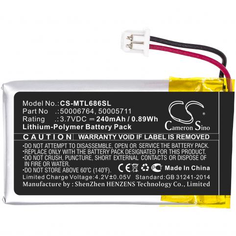 Bateria casco sin fil mitel 6863i