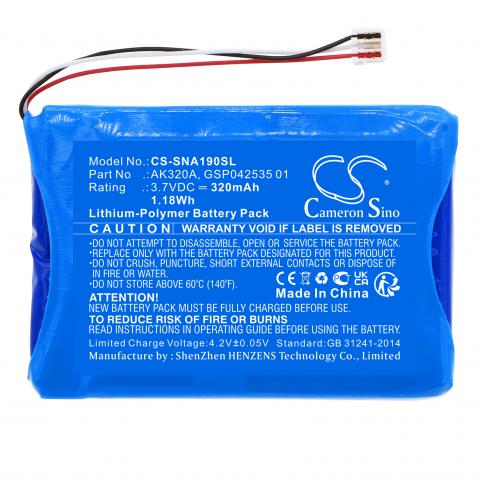 Bateria casco sin fil agfeo ip multi cell