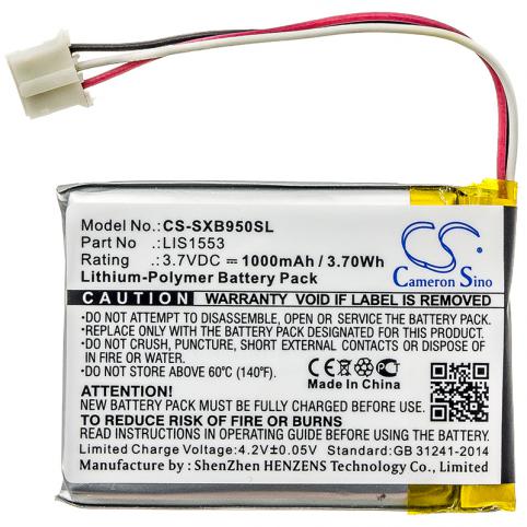 Bateria  sony lis1553 mdr-xb950n1