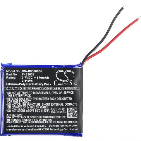 Batería para jbl p433638 synchros e50bt