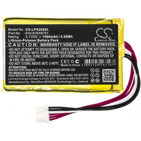 Bateria embarazada lg xboom go pl2