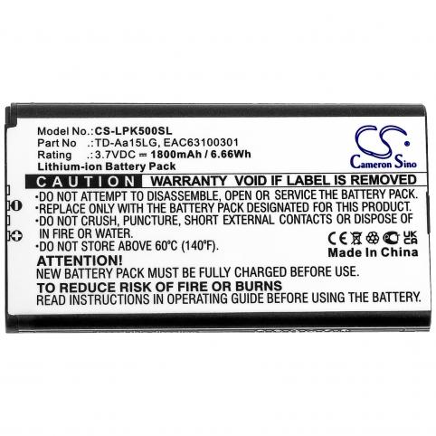 Bateria embarazada lg np5550b
