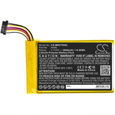 N496 trx7 batería gps magellan