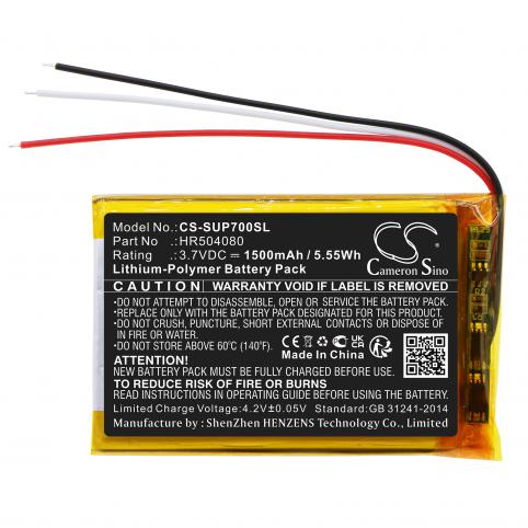 Bateria gps serioux urban pilot upq700
