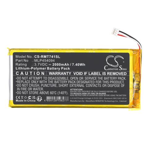 Bateria  rand mcnally mlp454094 tnd-740c