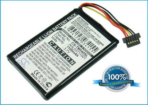 Bateria gps tomtom go 540 live