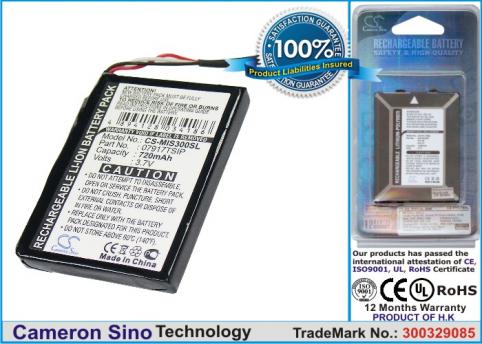 Bateria gps mitac mio spirit 555