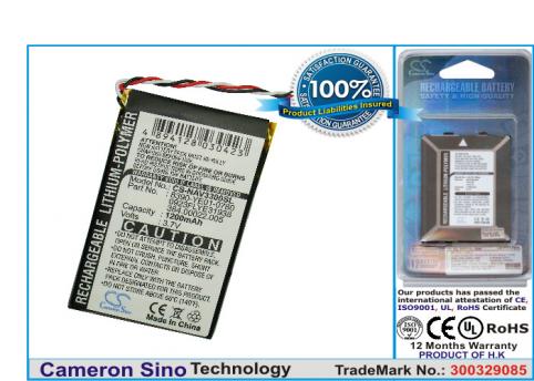 Bateria gps navigon 4310