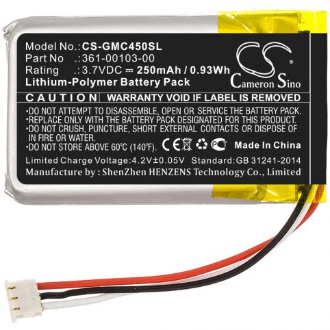 Bateria gps garmin dashcam 45
