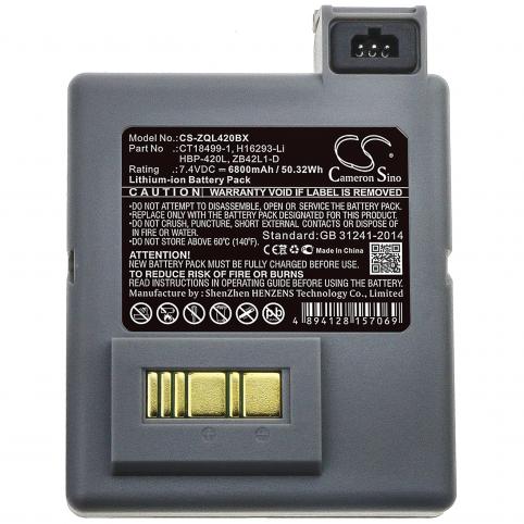 Ct18499 1 p4t batería imprimante portable zebra