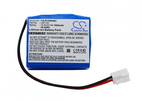 Bateria medico biocare ecg 9801