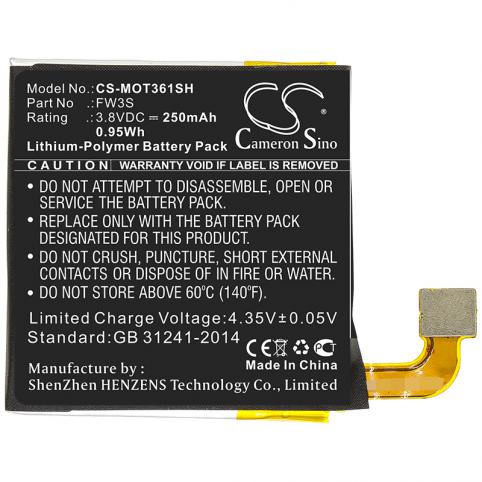 Batería para motorola fw3s moto 360 2nd
