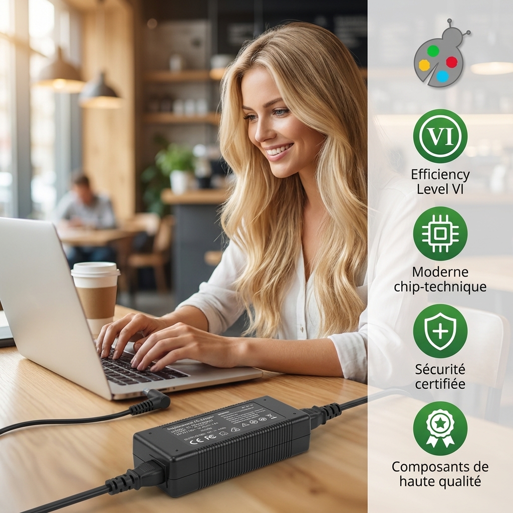 Cargador ordenador portatil y notebook hp  probook 470 g3 v5c70av