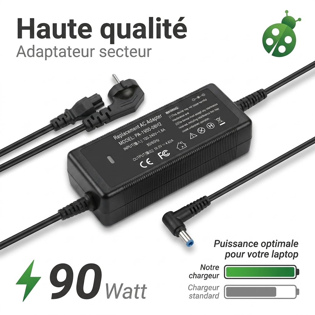 Cargador ordenador portatil y notebook hp  notebook 17 cp0122nf