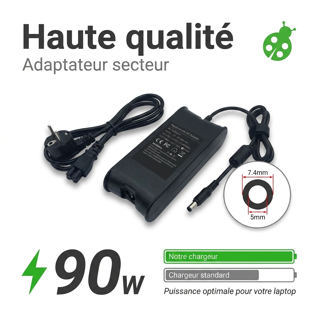 Cargador ordenador portatil y notebook dell latitude 5590 h7x2f