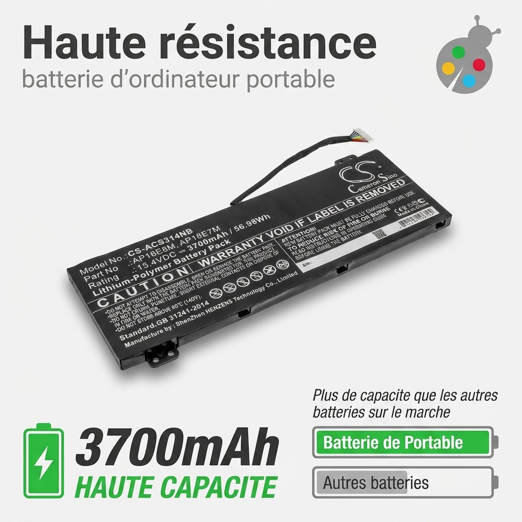 Bateria ordenador portatil y notebook acer nitro 5 an517 52