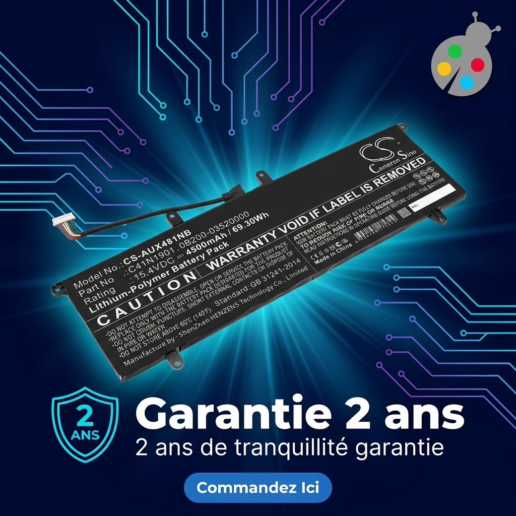 Bateria ordenador portatil y notebook asus zenbook duo ux482e