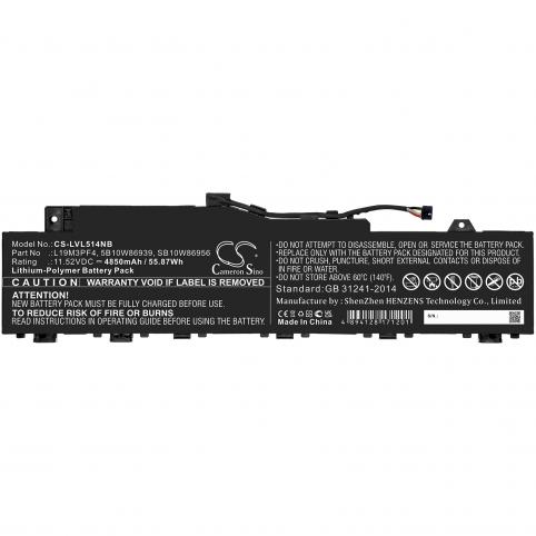 Bateria  lenovo 5b10w86943
