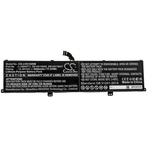 Batería para lenovo thinkpad p1 gen 3