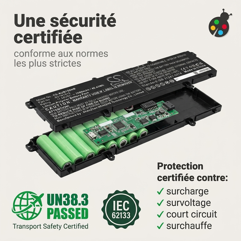 Bateria ordenador portatil y notebook asus expertbook b1 b1500ceae