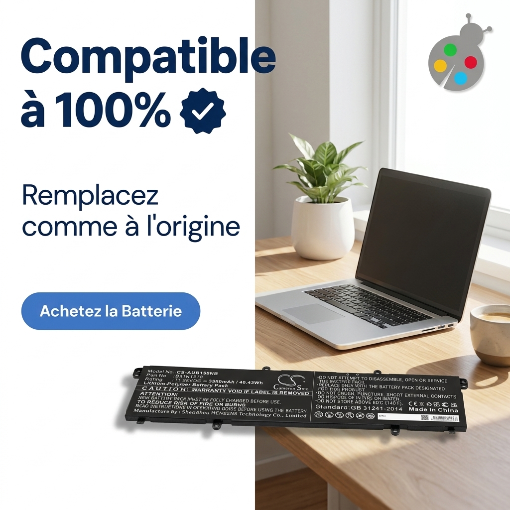 Bateria ordenador portatil y notebook asus expertbook b1 b1500ceae