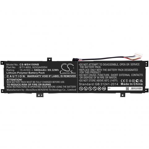 Bateria  msi bty m55