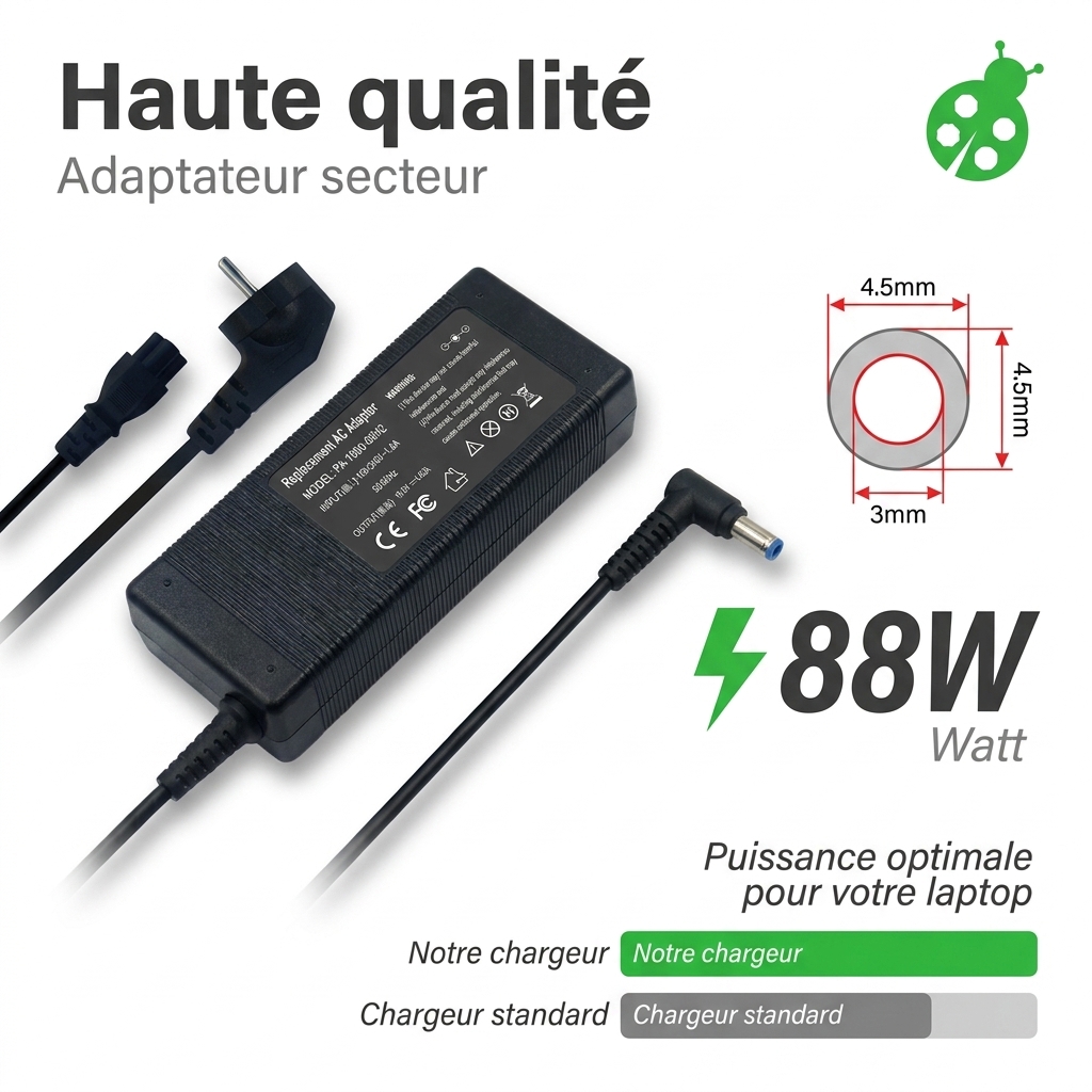 Cargador ordenador portatil y notebook dell inspiron 7706 2 in 1