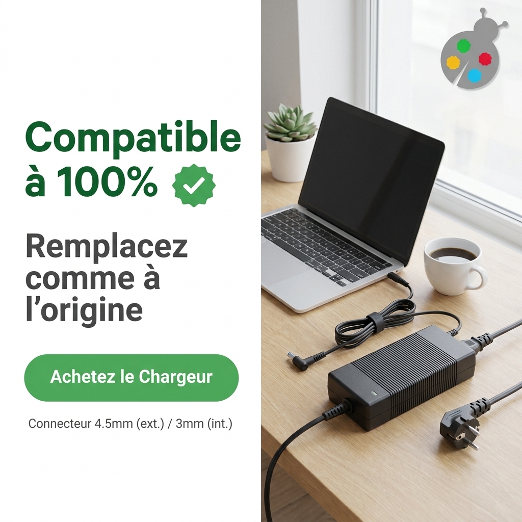 Cargador ordenador portatil y notebook dell inspiron 7706 2 in 1