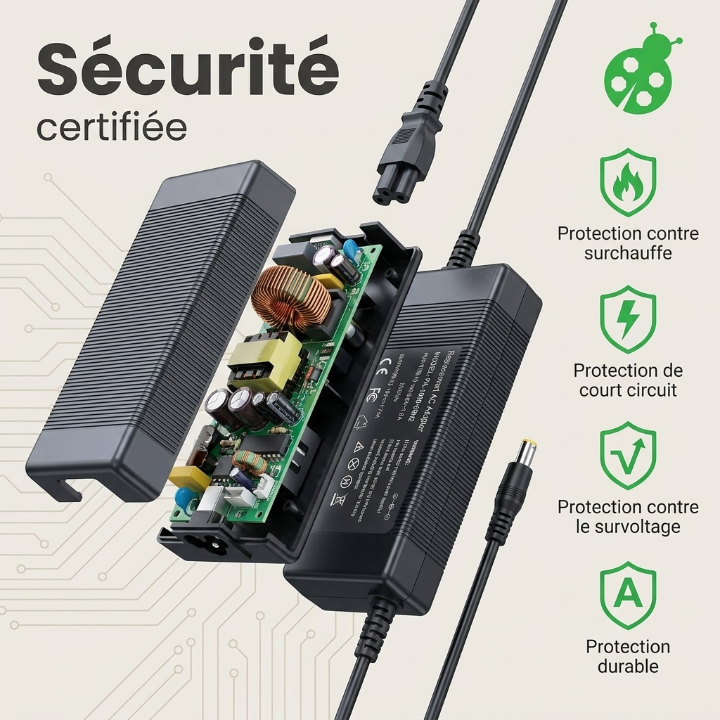 Cargador ordenador portatil y notebook essentielb smart mouv 1504