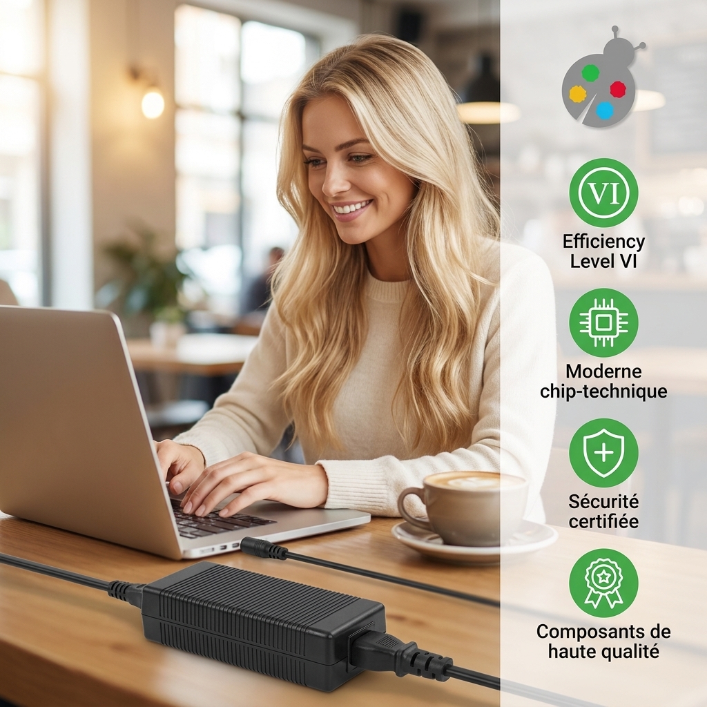 Cargador ordenador portatil y notebook essentielb smart mouv 1504