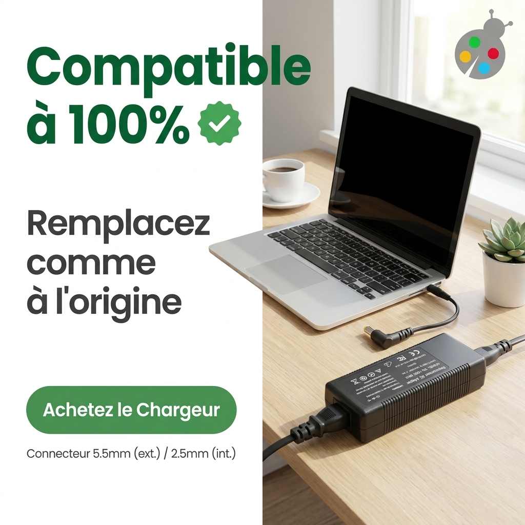 Cargador ordenador portatil y notebook essentielb smart mouv 1504