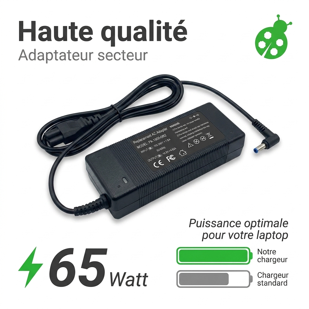Cargador ordenador portatil y notebook hp  notebook 255 g9