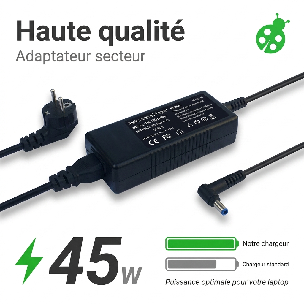 Cargador ordenador portatil y notebook hp  15s fq0075nf