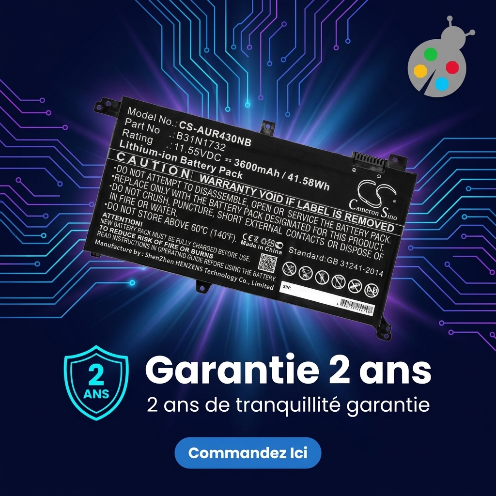 Bateria ordenador portatil y notebook asus vivobook s14 s430ua