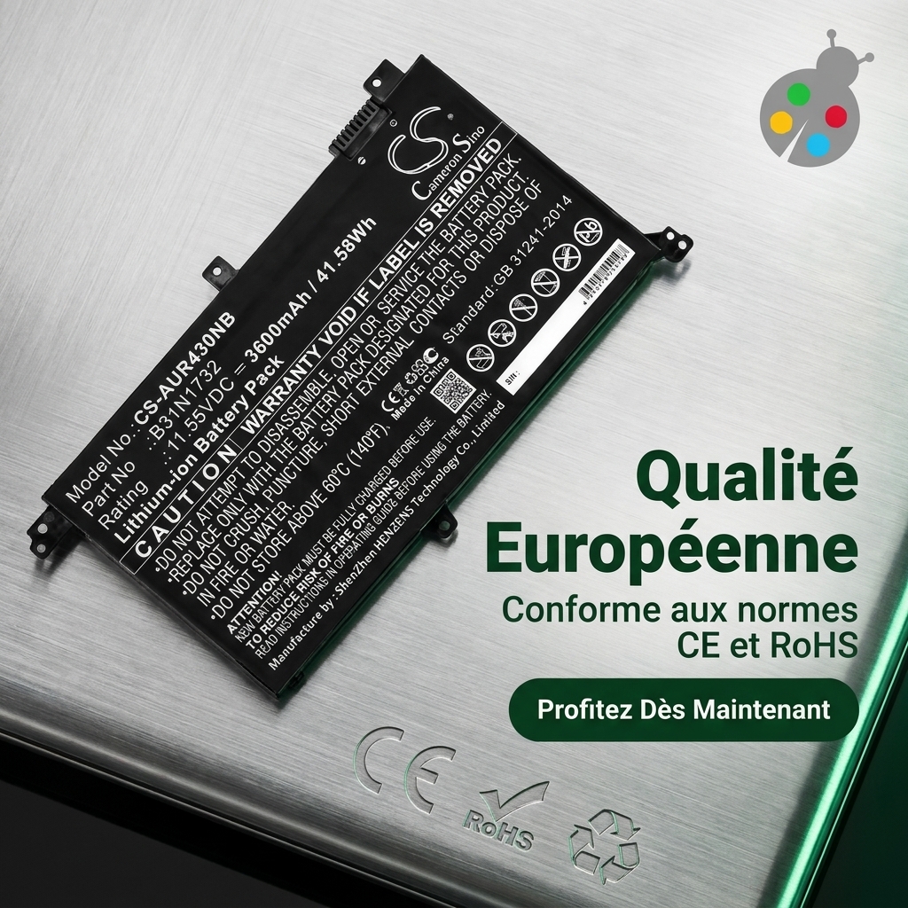 Bateria ordenador portatil y notebook asus vivobook s14 s430ua