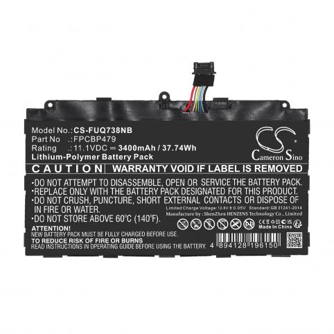 Batería para fujitsu q665