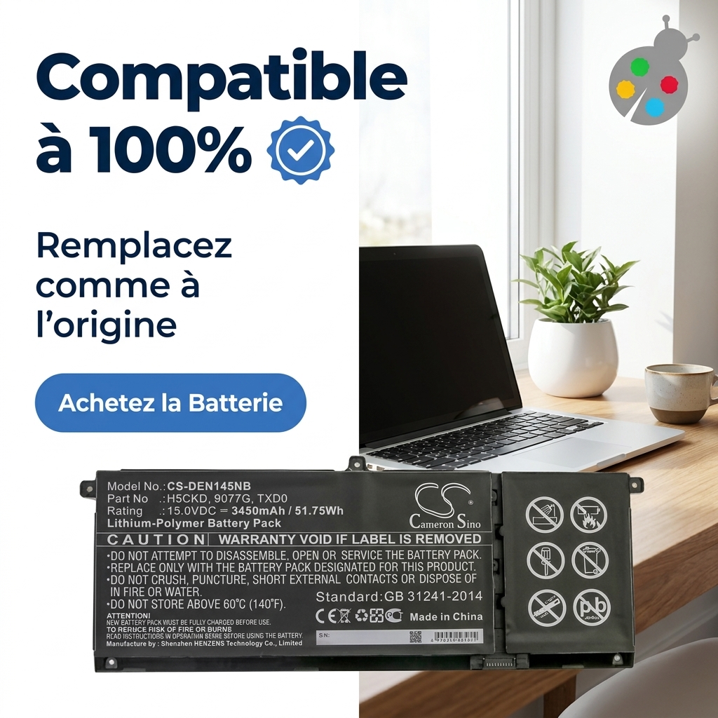 Bateria ordenador portatil y notebook dell latitude 3510