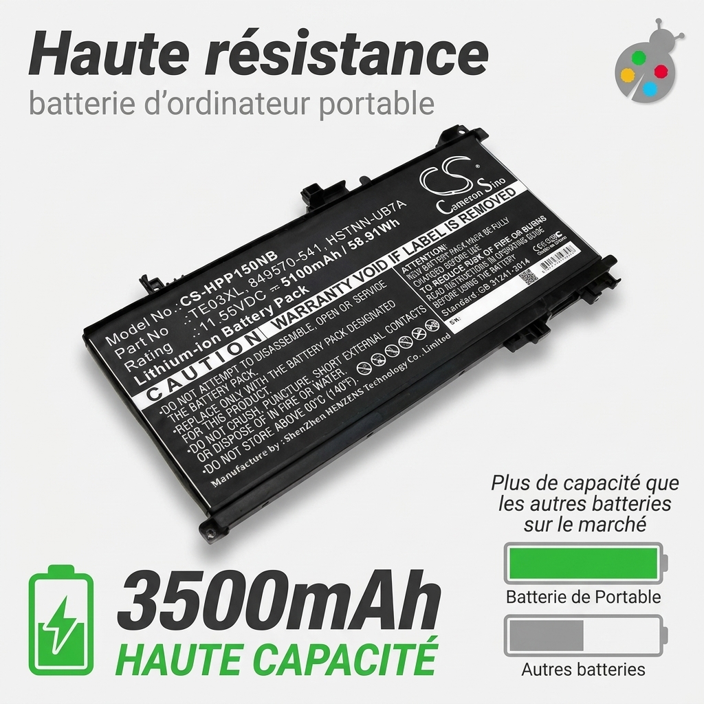 Bateria ordenador portatil y notebook hp omen 15 ax025nf