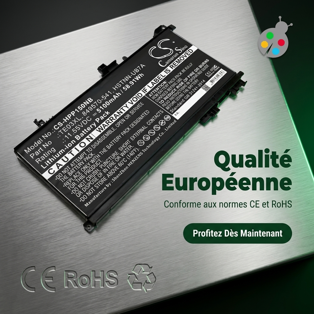 Bateria ordenador portatil y notebook hp omen 15 ax025nf