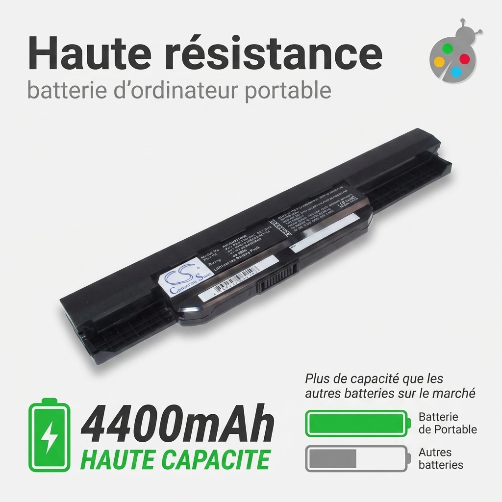 Bateria ordenador portatil y notebook asus k53e bbr3